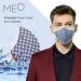Meo Lite Face Mask - Reusable Washable Breathable & Comfortable | Includes 2 Lite Replaceable Filters (Large Stitch - Buy Online on GoSupps.com