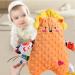 Voiakiu Safety Blanket & Baby Crinkle Toy - Cute Lele Lion Sensory Teether for 0-12 Months - Buy Online on GoSupps.com