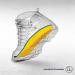MEGAComfort PAM-M1213 Memory Foam Insole | Men's Size 12/13 | Anti-Fatigue Mat | Yellow/Black - Buy Online on GoSupps.com