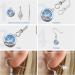 925 Sterling Silver Earring Hooks - 120 PCS/60 Pairs with Clear Silicone Backs - Hypo-allergenic Jewelry Findings for DIY Making - Buy Online on GoSupps.com