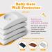 Wall Nanny Baby Gate Wall Protector (Made in USA) - Protect Walls & Doorways from Pet & Dog Gates - No Safety Hazard - Child Pressure Mounted Stair Safety Gate Wall Cup - 4-Pack White - Buy Online on GoSupps.com