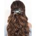 Vakkery Bride Wedding Hair Comb Silver Crystal Bridal Hair Accessories Rhinestone Prom Hair Pieces for Women and Girls - Buy Online on GoSupps.com