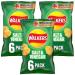 Crisps Bundle with Walkers Salt & Vinegar Multipack Crisps 6x25g (3 Pack)