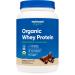 Nutricost Organic Whey Protein Concentrate Double Chocolate Flavored (2LBS) - Gluten-Free Non-GMO Double Chocolate 2.03 Pound (Pack of 1)