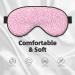 Reusable Sleep Mask Eye for Men & Women | Soft Blackout Eye Masks | Perfect for Travel Camping & Better Sleep | Gift Ideas - Leaf Print Pattern - Buy Online on GoSupps.com
