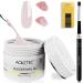 Aokitec Aokitec Nail Builder Gel:60g Nude Pink Hard Gel with Pen Shapes for Thickening and Prolonging Nails UV Amplifier