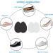 4 Pairs Self-Adhesive Non Slip Shoe Pads for High Heels | Noise Reduction & Sole Protection - Buy Online on GoSupps.com