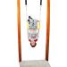 DreamGYM Wooden Trapeze Swing Bar with Yellow Gym Rings - Ideal for Obstacle Courses, Swing Sets, Playgrounds, and Doorway Swings - Buy Online on GoSupps.com