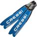 Cressi Gara Modular Impulse Fins for Freediving with Interchangeable Blades, Designed and Made in Italy EU 40/41 | US Man 7.5/8 | US Lady 8.5/9 Blue