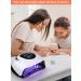 220W UV LED Nail Lamp - Professional Gel Nail Dryer with 4 Timers - Buy Online on GoSupps.com