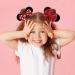 6sisc 8Pcs Leopard Mouse Ear Scrunchies: Cute Elastic Hair Bands for Women, Kids, Girls - Velvet Sequin Bow Scrunchy for Thin/Thick Hair - No Damage Ponytail Holder Ties - Buy Online on GoSupps.com