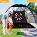 Heavy Duty Golf Practice Net with Target Cloth and Carry Bag - 10x7x6FT - Buy Online on GoSupps.com