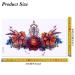 Konsait Colorful Chest Temporary Tattoos for Women - Large Adult Rose Flower Jewel Fake Tattoos - Sexy and Realistic Body Art - Buy Online on GoSupps.com