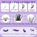 B & Q Eyelash Extensions Set | 30D + 40D DIY Spike Lash Kit - Bond & Seal & Tweezers Included | Multi-Style Mix (10-16 Mix) | Perfect for Professional or DIY Use - Buy Online on GoSupps.com