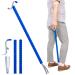 Metal Shoe Horn & Dressing Stick - Sock Remover Tool Independent Living Aids for Elderly Disabled Men Women