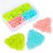 LUNARM 380 Pieces Colorful Knitting Stitch Markers Rings  Stitch Markers Rings(S/M/L) with Portable Storage Box for Sewing DIY Knitting Handcrafts 3 Colors/380pcs
