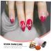 POPETPOP 4 Sets Nail Holder Nail Display Stand Magnetic Small Beard Comb Tool Stand Nail Art Training Stand Fake Nail Tip Stand Manicure Metal Ceramics Exercise Rack - Buy Online on GoSupps.com