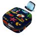 Portable women's binding-up bags menstrual cup bags for women for teenage girls tampons for the first period colorful summer beach multicolored 06