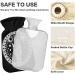 Astrology Hot Water Bottle with Cover - 1L Small Pain Relief Bag BAP-Free for Cramps & Comfort | International Shipping - Buy Online on GoSupps.com
