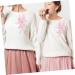Operitacx 10 Pcs Flower Lace Embroidered Sequins Patches 3d Flower Accessories The Flowers Pink Polyester Yarn - Buy Online on GoSupps.com