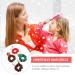 Lurrose Christmas Scrunchies - 7Pcs Plush Hair Bands for Women | Santa Snowman & Reindeer Hair Accessories - Perfect Holiday Gift - Buy Online on GoSupps.com