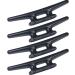 Pack of 6 Black Marine Dock Cleats for Kayak, Canoe, and Boat Mooring - Buy Online on GoSupps.com