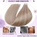 Buy Laavoo 50cm Real Hair Tape Extensions - Remy Blonde Highlights Bleached Blonde 10pcs Skin Weft - #P18/613 | Best International Shipping - Buy Online on GoSupps.com