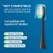 Replacement Toothbrush Heads 10 Pack for AquaSonic Black Series & Vibe Series - Compatible High Quality Durable Electric Toothbrush Accessory - Buy Online on GoSupps.com
