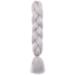 24" Hair Braid Braiding Hair Extension One Piece 100g Synthetic Heat-Resistant Crochet - Silver Grey - Buy Online on GoSupps.com