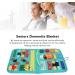Sensory Dementia Blanket Fidget Muff and Blanket for Elderly Fidget Blanket for Dementia Dementia Products for Elderly Alzheimer Blanket for Seniors - Buy Online on GoSupps.com