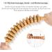 Wooden Massage Roller for Lymphatic Drainage | Back Massager with Handle | Fascia Rod for Waist & Thighs - International Shipping Available - Buy Online on GoSupps.com