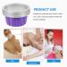 Portable 10-Hour Wax Melting Bowl | Hot Wax Warmer | Aluminum Foil Shell | Colorful Violet - 6.3x6.3cm - Buy Online on GoSupps.com
