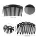 WILLBOND 24-Piece French Side Hair Comb Clip Set for Girls & Women - Plastic Twist Combs Accessories - 11/23 Teeth - Black, Transparent, Brown - Buy Online on GoSupps.com