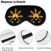 Tribal Philippines Sun and Stars Flag Sleep Mask - Adjustable Blindfold for Men and Women | Blocks Light for Travel, Nap, and Sleeping - Buy Online on GoSupps.com