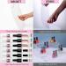 Clear Nail Polish Organizer for 48 Bottles | Portable & Durable Nail Polish Holder with Adjustable Dividers | Space Saver & Travel-Friendly Case - Buy Online on GoSupps.com