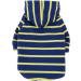 Zweitea Striped Hoodie for Small to Medium Dogs - Soft Yellow Sweatshirt & T-Shirt for Puppies - Buy Online on GoSupps.com