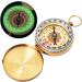Posinly Camping Survival Compass Metal Pocket Compass Kids Compass for Hiking Camping Hunting Outdoor Military Navigation Tool 2 Pack - Buy Online on GoSupps.com