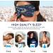 Light Blocking Sleep Mask - Hand Drawn Rockets & Planets Eye Cover for Travel & Naps - Adjustable Soft Blindfold for Men & Women - Buy Online on GoSupps.com