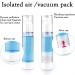 Yalbdopo 4Pcs Airless Pump Bottle | Refillable Empty Clear Travel Lotion Pump Containers/Vacuum Press Pump Bottles for Foundation Essence Lotion (50ml) - Buy Online on GoSupps.com