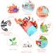 Vicloon Baby Cloth Book with 3D Lion Tail | Soft Touch & Feel Early Learning Book for 0-3 Year Olds - Buy Online on GoSupps.com