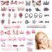 54 PCS Baby Hair Clips Set for Little Girls VEGCOO Hair Rops Barrettes Baby Girls Hair Accessories for Baby Girls Toddlers Kids Children as Birthday Christmas Children's Day Gift