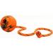 PlayfulSpirit Durable Natural Rubber Ball on a Rope - Perfect Dog Training Exercise and Reward Tool - Medium Size Dog Toy for Fetch Catch Throw and Tug War Plays Happy Playtime Guaranteed - Buy Online on GoSupps.com