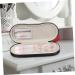 Healvian 2-in-1 Double-Layer Glasses Case Stylish PU Storage Box for Outdoor Travel - Brillenetui & Glasses Holder in Rosa - Buy Online on GoSupps.com