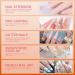 Morovan Acrylic Nail Kit with UV Lamp and Glitter Powders - Professional Nails Set for Extensions - Beginner's Pink, White & Clear Acrylic - Buy Online on GoSupps.com