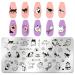WOKOTO 6Pcs Pets Nail Stamping Plates - Cute Cartoon Animals Nail Stamping Kit for Nail Art Design - Nail Stencils for Cat and Dog Lovers - Buy Online on GoSupps.com