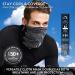 UV Stylish Multifunctional Scarf for Men & Women - Tube Scarf Bandana Face Mask - Grey | International Shipping - Buy Online on GoSupps.com
