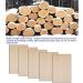 25Pcs Unfinished Basswood Sheets for DIY Crafts - 1/16 Thin Plywood for Painting, Drawing, Laser Engraving, Wood Burning - 150x100x1.5mm - Buy Online on GoSupps.com