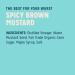Sir Kensington's Spicy Brown Mustard 9 oz 6 Count - Gluten-Free, Vegan, Non-GMO - Made from Grade-A Mustard Seeds - Buy Online on GoSupps.com