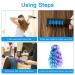 MSDADA Blue and Purple Hair Chalk Comb for Girls - Temporary Washable Hair Color Dye - Great Gift for Kids 8-12 - Buy Online on GoSupps.com