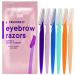 Eyebrow Razor & Facial Razor Face Razor With NETT Blade More Precise Better Exfoliation Hair Removal & Dermaplaning Blades for Face - Eyebrow Shaver Face Razors For Women Face Shaver 6 PCS